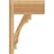 Ekena Millwork Merced Block Rough Sawn Outlooker, Western Red Cedar, 8"W x 16"D x 24"H OUT08X16X24MRC05RWR - alternate 4